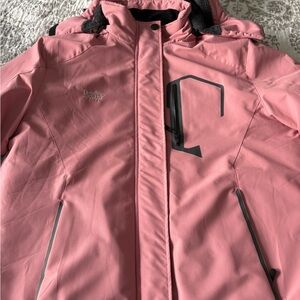 Pooluly Women's Pink Ski & Snow Jacket